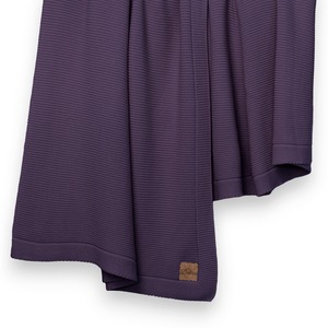 Dalisa Alina Knitted <b>Throw</b> Blanket; All-Season Travel & Decor Use Soft Lightweight Breathable GOTS Certified Made in Turkey - Product Image 4