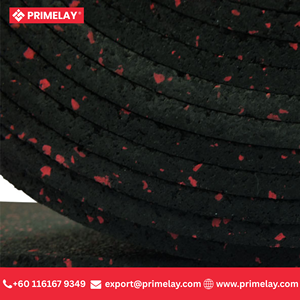 100% Revêtement de sol en caoutchouc recyclé de qualité supérieure 8mm d'épaisseur Fitmat Performer Roll Revêtement de sol antidérapant pour entraînement et gymnase commercial - Product Image 3