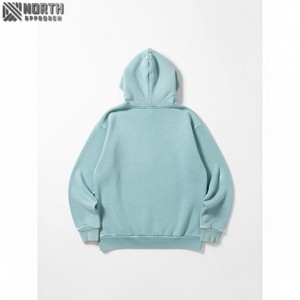 Sudadera con capucha de lavado ácido 6xl desgastada French Terry Vintage gris tela de algodón 500 Gsm peso pesado de gran tamaño con capucha bordada No - Product Image 2