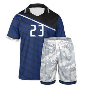 ชุดเสื้อเจอร์ซีย์ฟุตบอลของผู้ชายชุดเครื่องแบบเสื้อฟุตบอลผ้าคอตตอนแห้งเร็วระบายอากาศได้สำหรับฤดูร้อน - Product Image 5