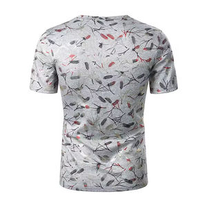 Camisetas de Poliéster/Algodón Ecológicas y Ligeras con Logotipo de Diseño Personalizado, Precio de Fábrica, Color Sólido, Manga Corta, Sublimación para Hombre - Product Image 2