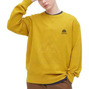 เสื้อสเวตเชิ้ตผู้ชายสำหรับฤดูหนาว สีพื้น เสื้อสเวตเชิ้ตผู้ชายทรงโอเวอร์ไซส์ แฟชั่นเสื้อผ้าพื้นฐาน เสื้อสเวตเชิ้ตสำหรับผู้ชาย - Product Image 1