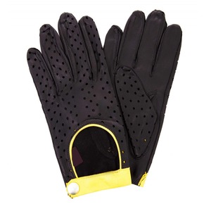 Gants de conduite en cuir respirant pour hommes de qualité supérieure Logo et design personnalisés pour une utilisation sportive - Product Image 6