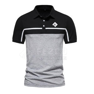 Logo personnalisé OEM pour hommes séchage rapide golf pour T-shirts polo motif solide manches courtes vêtements tricotés tarif de gros - Product Image 1