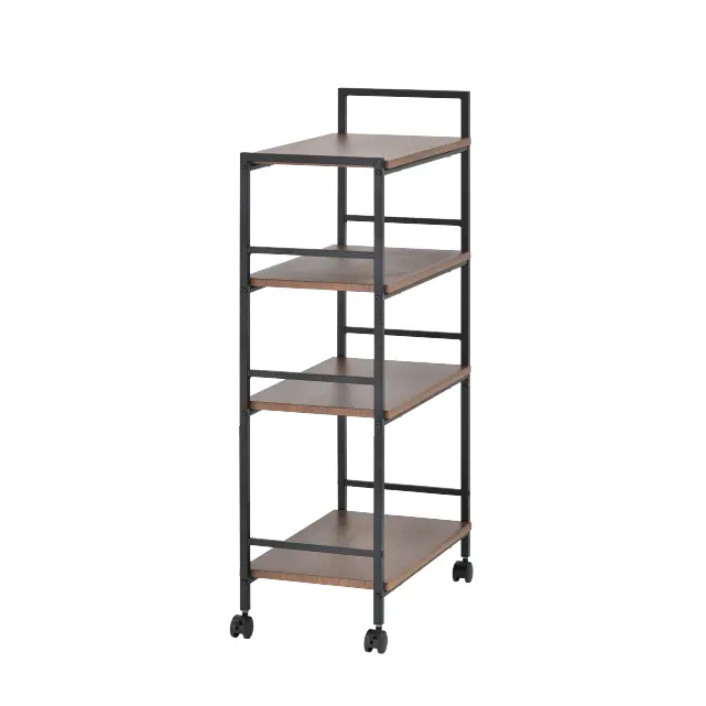 Black Firday sale wholesale Taiwan factory household home storage manufacturer housewares DIY 4 tier Shelves kitchen Shelf cart