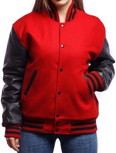 Chaqueta Universitaria de Béisbol Transpirable Personalizada KINGPIN INTERNATIONAL para Hombre y Mujer, Ropa Deportiva de Invierno con Ribete de Piel de Zorro y Botones Bordados - Product Image 3