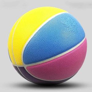 Baloncesto silencioso Tamaño 7 Logotipo personalizado Pelota de cuero de baloncesto multicolor para niños y jóvenes para entrenamiento en interiores y juegos - Product Image 4