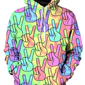 Pull tendance de haute qualité sweats à capuche imprimés par sublimation personnalisée 100% sweats à capuche en gros en coton pour femme - Product Image 6