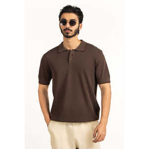 Polo B Coupe Classique en Soie Tricotée de Haute Qualité, Infroissable et Confortable, Grande Taille, Couleur Foncée, pour le Golf, Coupe Ajustée, Taille 6XL - Product Image 5