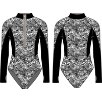 Justaucorps de danse pour filles, uniforme de pom-pom girl de gymnastique pour femmes avec design sans manches, combinaison de gymnastique rythmique bon marché