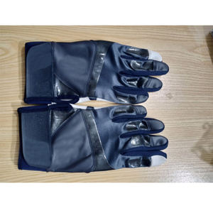 Gants de frappe de baseball professionnels en cuir avec fermeture à sangle Gants de sécurité pour les doigts complets - Product Image 6