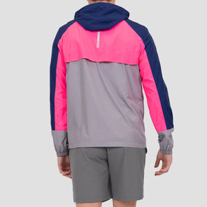 Veste coupe-vent réfléchissante pour hommes, en tissu ripstop léger, imperméable, personnalisable avec logo, pour la course à pied, vente en gros - Product Image 5