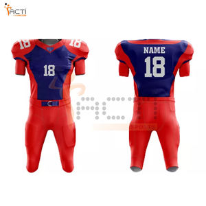 100% Polyester Breathable High Quality Customizable American Football Uniform with Low MOQ ACTI SPORTS <b>Model</b> A-AF-5327 - Product Image 1