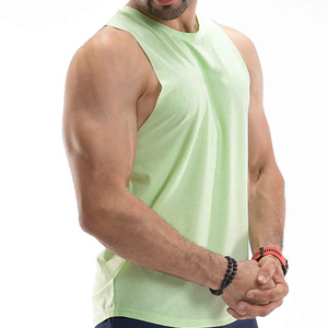 Camiseta sin mangas 2025 personalizada de alta calidad transpirable informal para hombre, 100% de algodón de talla grande, paquete a granel de 3 diseños personalizables - Product Image 3