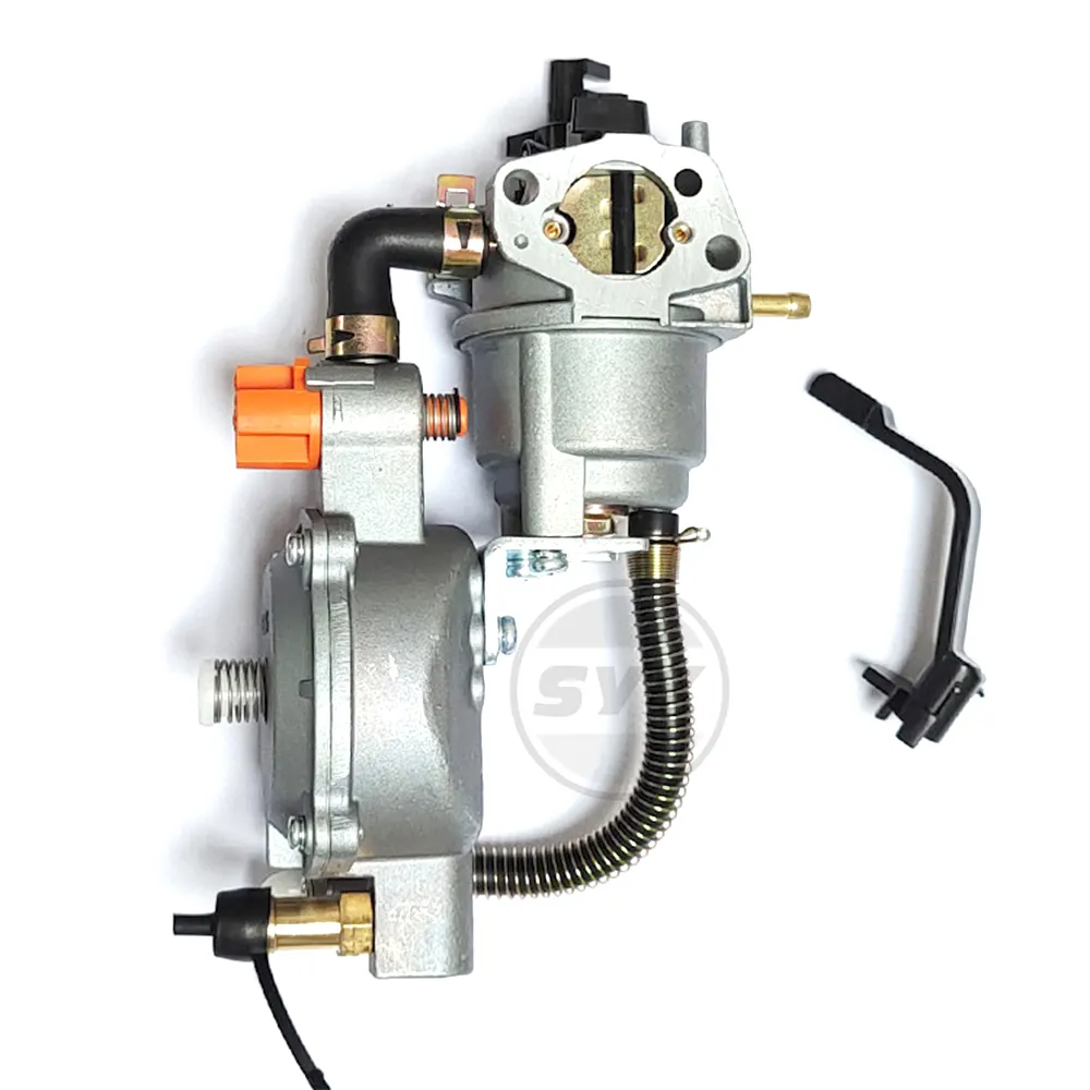 Carburador a gás pequeno para gerador de combustível duplo 168F188F 2KW / 6.5KW LP