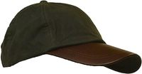 Gorra de Béisbol de 5 Paneles de Lona Encerada 100% Algodón con Diseño Personalizado, Visera de Cuero, Impresión Puff, Resistente al Agua
