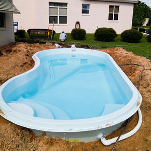 Piscina de Fibra de Vidrio para Jardín, Jacuzzi, Casa Familiar, Tamaño Grande, 3m 5m 6m, Piscina de Spa para Patio Trasero - Product Image 1