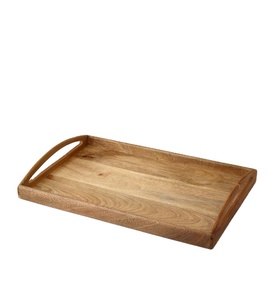 Plateau de service en bambou Vintage de qualité supérieure plateau en bois carré de qualité supérieure nouveauté bas quantité minimale de commande vente chaude plateau décoratif de première classe - Product Image 2