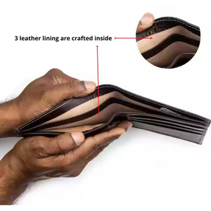 Cartera corta de moda Suministro de cuero para hombres de Bangladesh Carteras para hombres altamente recomendadas Cartera multifuncional - Product Image 5