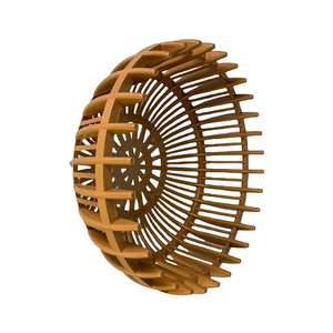 Pots de fleurs en plastique recyclable de style moderne, jardinières de haute qualité Folin GLB-300, diamètre 300 mm, toutes saisons pour les plantes de jardin - Product Image 4