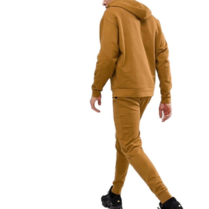 Qualité supérieure décontracté hommes survêtement respirant et confortable hommes survêtement à capuche ensemble 100% coton survêtement Jogging porter - Product Image 2