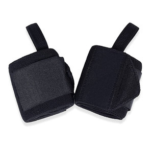 Muñequera de levantamiento de pesas para Fitness, envolturas de muñeca personalizadas de Color sólido/alta calidad para boxeo, a la venta - Product Image 1
