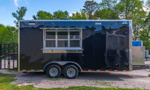 8.5X18 fully Equipped commercial kitchen Food Trailer for sale - Product Image 2