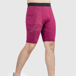 กางเกงขาสั้นแบบรัดกล้ามเนื้อสำหรับผู้ชายกางเกงขาสั้นผ้าดูดความชื้นและผ้ายืดออกแบบมาสำหรับกีฬาและการฝึกดีไซน์ที่ดีที่สุด - Product Image 4