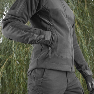 Chaqueta Táctica Informal Personalizada al por Mayor, Transpirable, de Manga Larga, para Hombre, con Cuello Alto, Cierre de Cremallera, Chaqueta Softshell Delgada de Talla Grande - Product Image 5