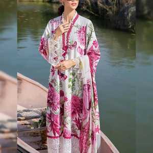 Vestidos de verano modestos de encaje floral para mujer, pantalones Dupatta informal con ropa de fiesta, ropa demandada superior - Product Image 2