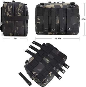 กระเป๋ายุทธวิธีกันน้ำกระเป๋าซิป Molle เข็มขัดสีสันสดใสใช้งานได้กลางแจ้งใช้ในชีวิตประจำวัน - Product Image 5