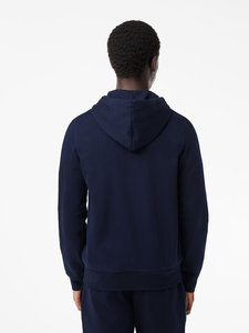 Nueva llegada Basics Sudaderas con capucha para hombre Sudadera con capucha de manga larga con bolsillo en color azul - Product Image 5