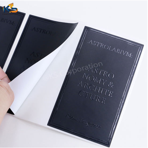 Etiqueta adhesiva UV en relieve negra personalizada para promociones de marca de embalaje al por mayor "Etiqueta adhesiva decorativa para botellas de cosméticos - Product Image 1