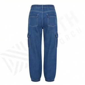Pantalones Cargo Casuales de Invierno para Mujer, Tendencia Actual, para Uso Diario, con Cierre de Cordón, MOQ Bajo, Color Personalizado - Product Image 2