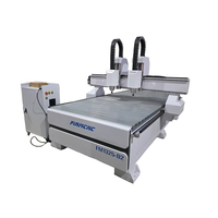 Fresadora CNC de Doble Husillo 1325 de Alta Eficiencia, Máquina de Grabado y Corte de Madera con Múltiples Cabezales, 2 Años de Garantía DSP A11