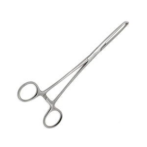 Fórceps de agarre de tejido Allis de alta calidad, 5x4 dientes, 16cm, Manual alemán de acero inoxidable, instrumento quirúrgico certificado CE - Product Image 6