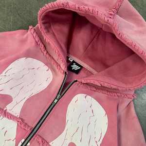 Trajes de sudor de hombre ecológicos informales de invierno superventas de calidad superior 100% algodón Color sólido transpirable cómodo - Product Image 2