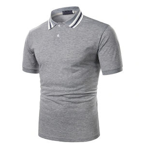 Chemise de golf pour homme en coton 100% personnalisée en gros, de haute qualité, à manches courtes, unie, respirante, grande taille, imprimée - Product Image 5