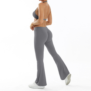 Prêt à Expédier 5 Couleurs Femmes Yoga Sports Ensembles Haute Extensible Haute Qualité Personnalisé Confortable Yoga Femmes Leggings Dames - Product Image 3