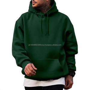 Sudadera con Capucha de Algodón de Alta Calidad para Hombre, Talla Grande, Color Sólido, para Otoño y Primavera, Deportiva, Cómoda, con Logotipo Personalizado - Product Image 4