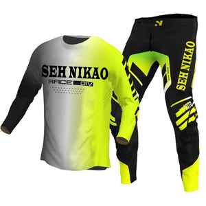 Combinaison de motocross de conception de course de vélo Kit de motocross de course à séchage rapide pour moto hors route - Product Image 6