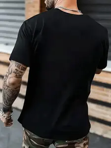 T-shirt papa fier pour les pompiers 100% coton col rond manches courtes pour <span class=keywords><strong>Polo</strong></span> décontracté toutes saisons tricot tissu dos imprimé Design - Product Image 2