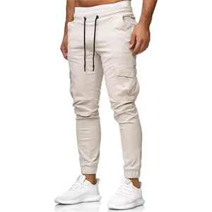 Pantalones de chándal sueltos de nueve puntos simples de moda informal de verano para hombre, pantalones de cintura, pantalones para hombre hechos en Pakistán