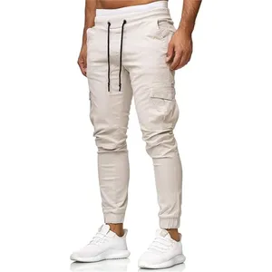 Zomer Heren Casual Mode Eenvoudige Negen-Punts Broek Losse Joggingbroek-Taille Broek Heren Broek Gemaakt In Pakistan