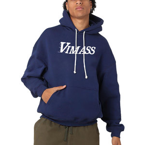 <span class=keywords><strong>VIMASS</strong></span> Ropa para Hombre, Fabricación de Ropa Urbana, Sudadera con Capucha de Gran Peso (500 g/m²), Logotipo Bordado, Hombros Caídos, Talla Grande - Product Image 4