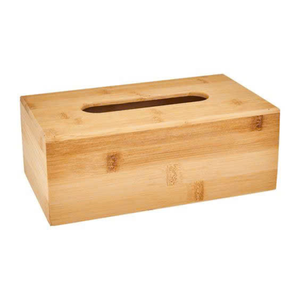 Caja de pañuelos de madera rectangular con servilletero con tapa deslizante para decoración de baño u oficina de granja rústica - Product Image 4