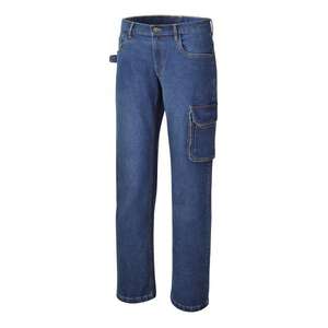 BETA Blue Stretch Work Jeans Trousers <b>Used</b> Construction <b>Machinery</b> Parts - Product Image 1
