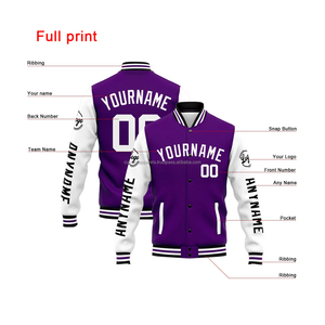 Customized Wool Varsity <b>Jacket</b> <b>Men</b> Women MCACVJ09 Breathable Windproof Embroidered Logo Stand Collar Cotton Lining Casual <b>Summer</b> - Product Image 3