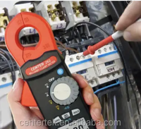 Harga Pabrik Langsung Digital Clamp Meter True RMS ACA DCA Resolusi 0.1mA 300V 20A Resistansi Kontinuitas 4.5mm 500k CENTER