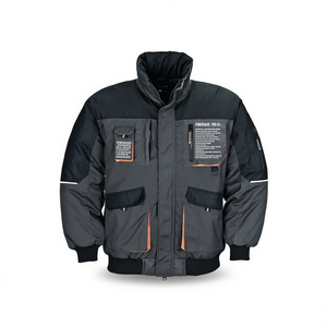 Dark Grey/Black/<b>Orange</b> TERRATREND Pilot Jacket Promotional <b>Polo</b> Shirt - Product Image 2